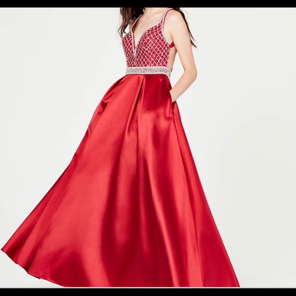 Jewel top ballgown